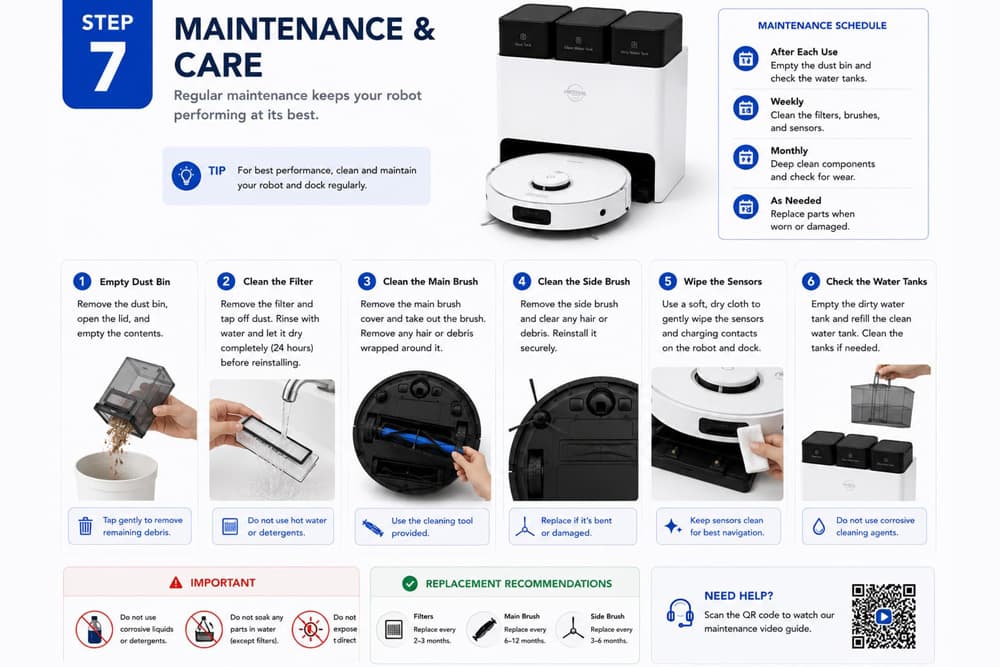Smart AI Robot Vacum Cleaner