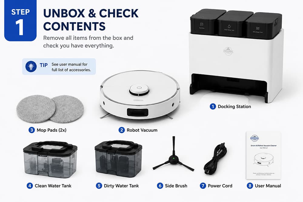 Smart AI Robot Vacum Cleaner
